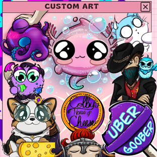 Custom Twitch YouTube and Discord Emotes and PNGTubers